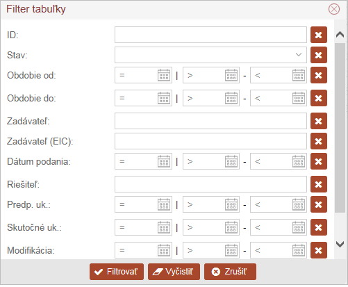 Filter_tabulky_Reklamacie