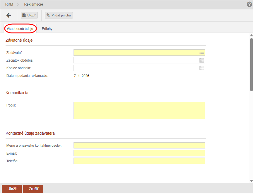 Vytvorenie_reklamacie_Admin
